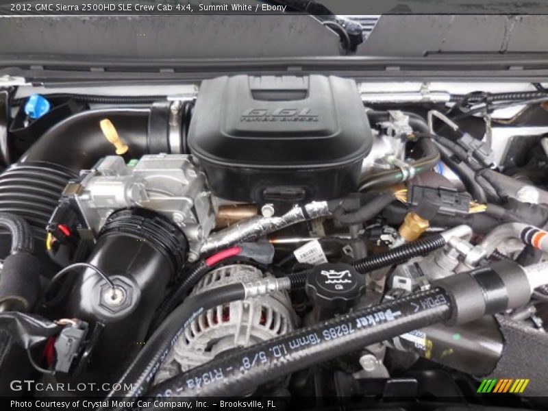 Summit White / Ebony 2012 GMC Sierra 2500HD SLE Crew Cab 4x4