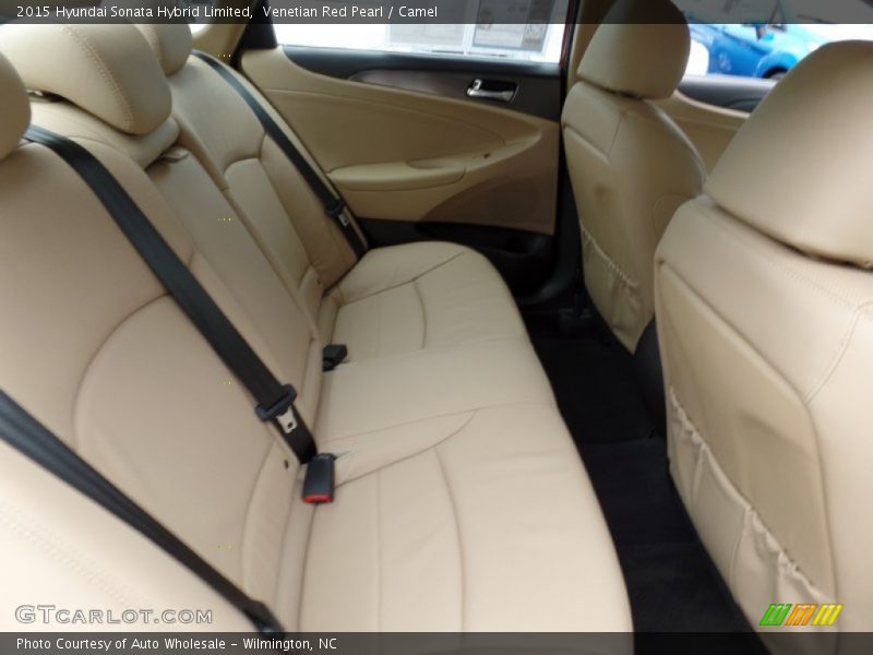 Venetian Red Pearl / Camel 2015 Hyundai Sonata Hybrid Limited