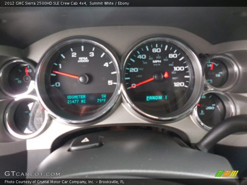 Summit White / Ebony 2012 GMC Sierra 2500HD SLE Crew Cab 4x4