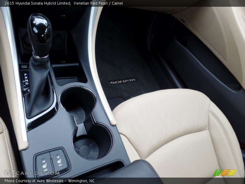 Venetian Red Pearl / Camel 2015 Hyundai Sonata Hybrid Limited