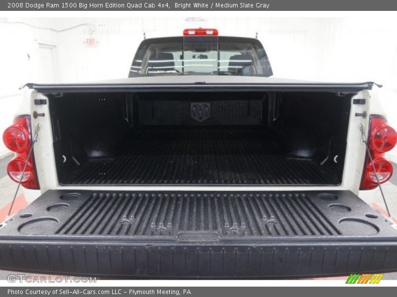 Bright White / Medium Slate Gray 2008 Dodge Ram 1500 Big Horn Edition Quad Cab 4x4