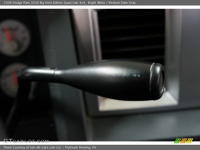 Bright White / Medium Slate Gray 2008 Dodge Ram 1500 Big Horn Edition Quad Cab 4x4