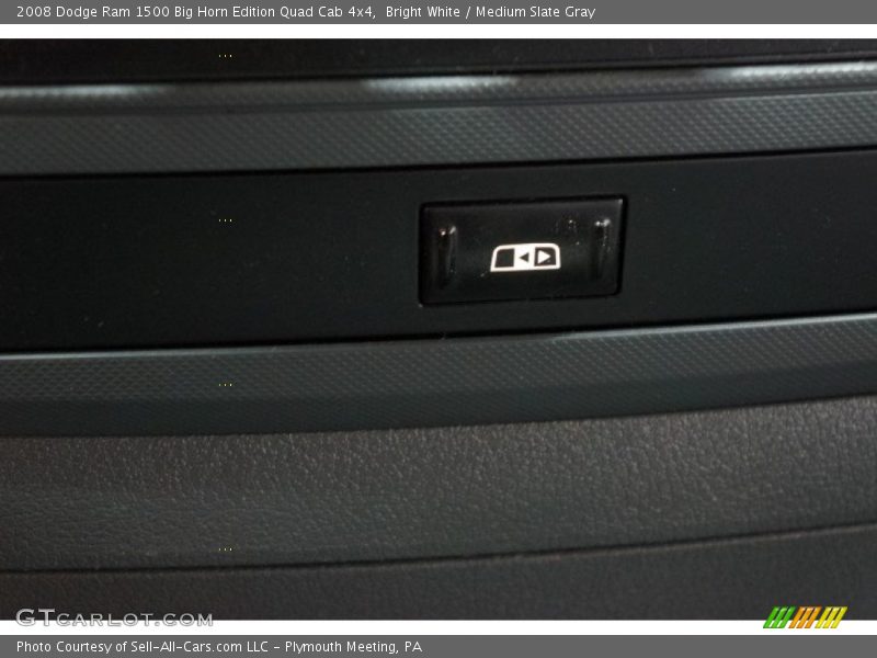 Bright White / Medium Slate Gray 2008 Dodge Ram 1500 Big Horn Edition Quad Cab 4x4
