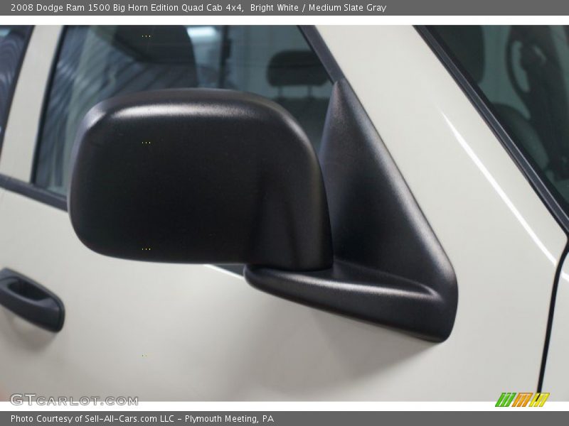 Bright White / Medium Slate Gray 2008 Dodge Ram 1500 Big Horn Edition Quad Cab 4x4