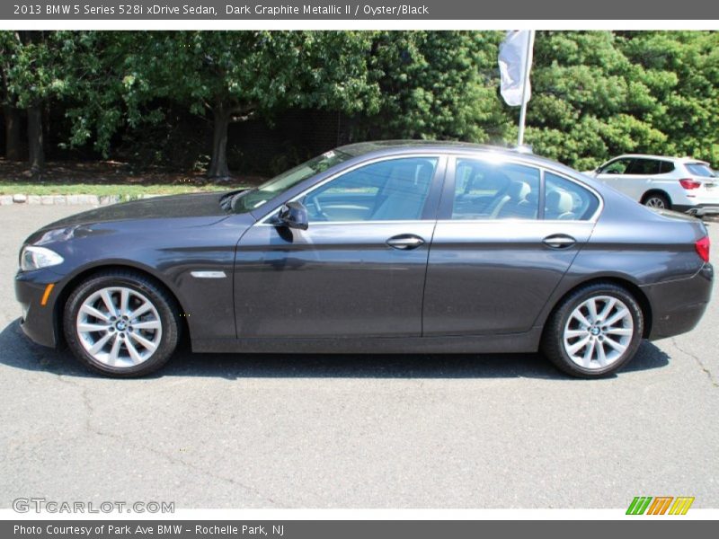 Dark Graphite Metallic II / Oyster/Black 2013 BMW 5 Series 528i xDrive Sedan