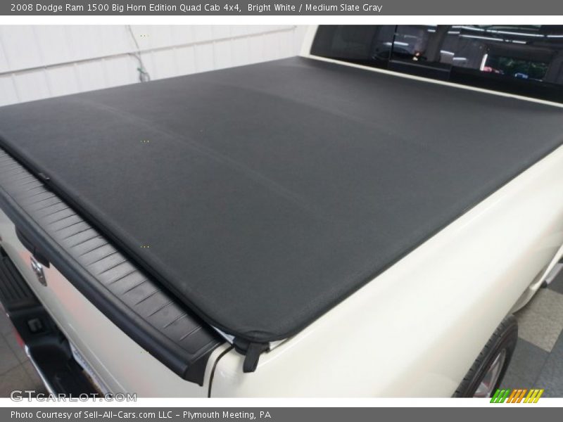 Bright White / Medium Slate Gray 2008 Dodge Ram 1500 Big Horn Edition Quad Cab 4x4