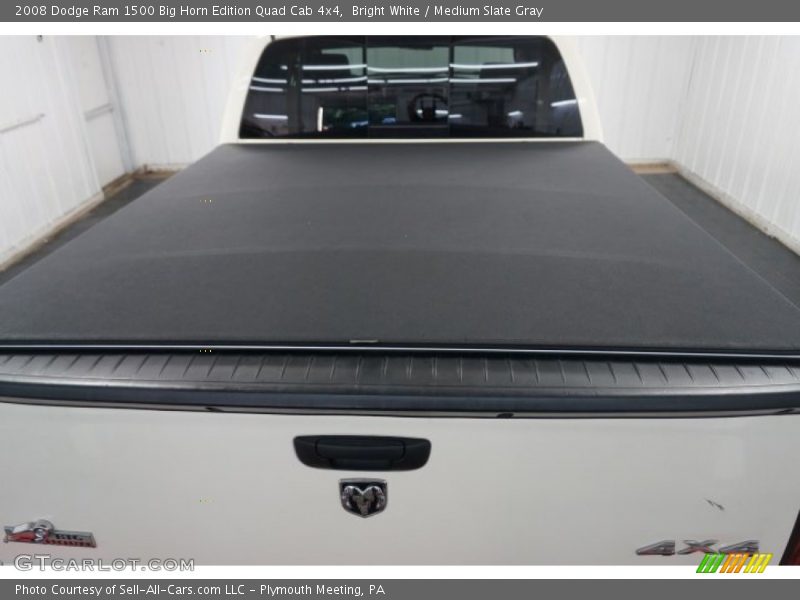 Bright White / Medium Slate Gray 2008 Dodge Ram 1500 Big Horn Edition Quad Cab 4x4