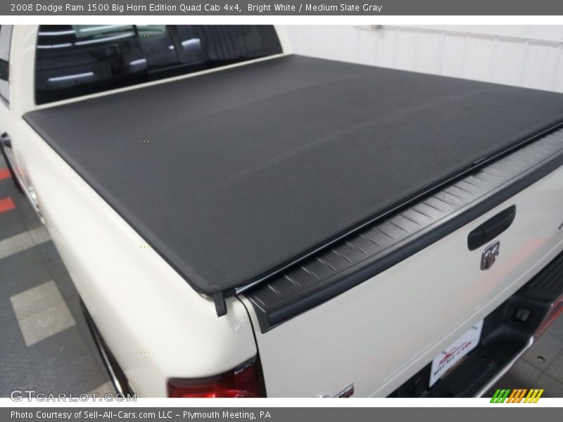 Bright White / Medium Slate Gray 2008 Dodge Ram 1500 Big Horn Edition Quad Cab 4x4