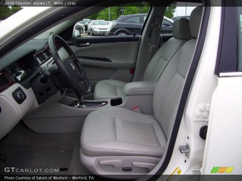 White / Gray 2008 Chevrolet Impala LT