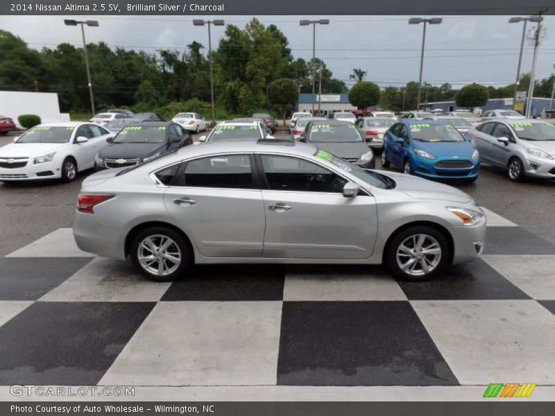 Brilliant Silver / Charcoal 2014 Nissan Altima 2.5 SV