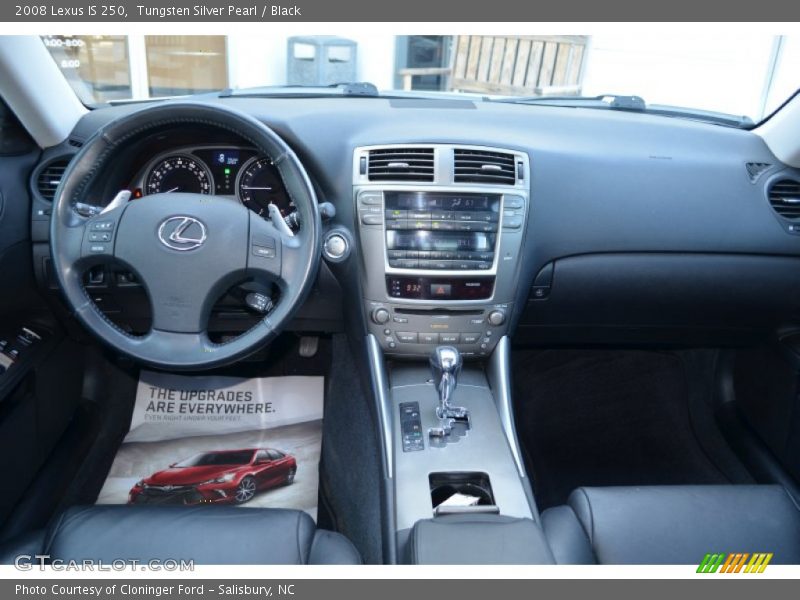 Tungsten Silver Pearl / Black 2008 Lexus IS 250