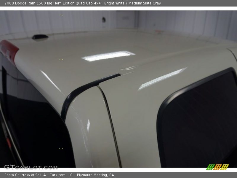 Bright White / Medium Slate Gray 2008 Dodge Ram 1500 Big Horn Edition Quad Cab 4x4