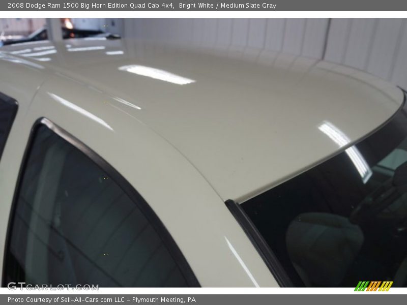 Bright White / Medium Slate Gray 2008 Dodge Ram 1500 Big Horn Edition Quad Cab 4x4