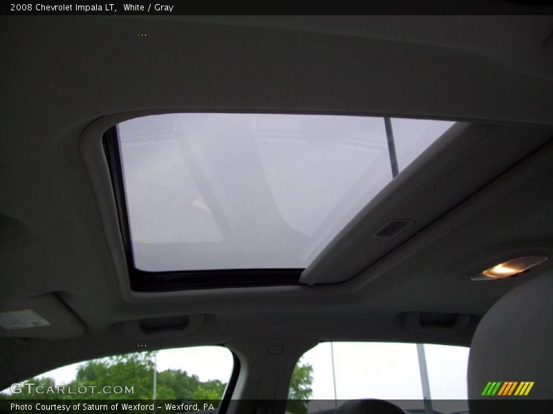 White / Gray 2008 Chevrolet Impala LT