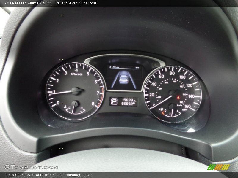 Brilliant Silver / Charcoal 2014 Nissan Altima 2.5 SV