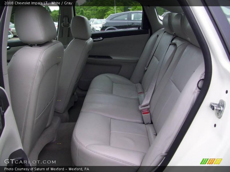 White / Gray 2008 Chevrolet Impala LT
