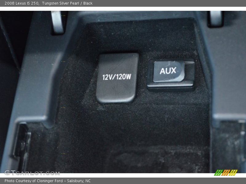 Tungsten Silver Pearl / Black 2008 Lexus IS 250