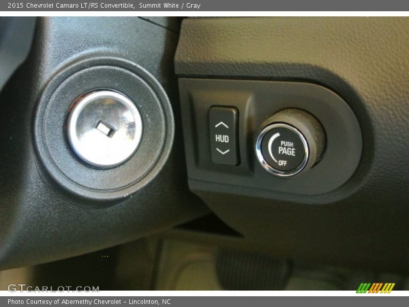 Controls of 2015 Camaro LT/RS Convertible
