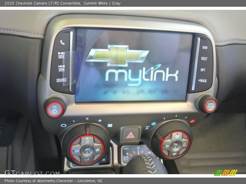 Controls of 2015 Camaro LT/RS Convertible