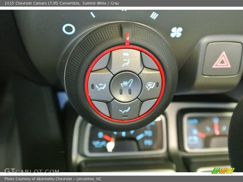 Controls of 2015 Camaro LT/RS Convertible