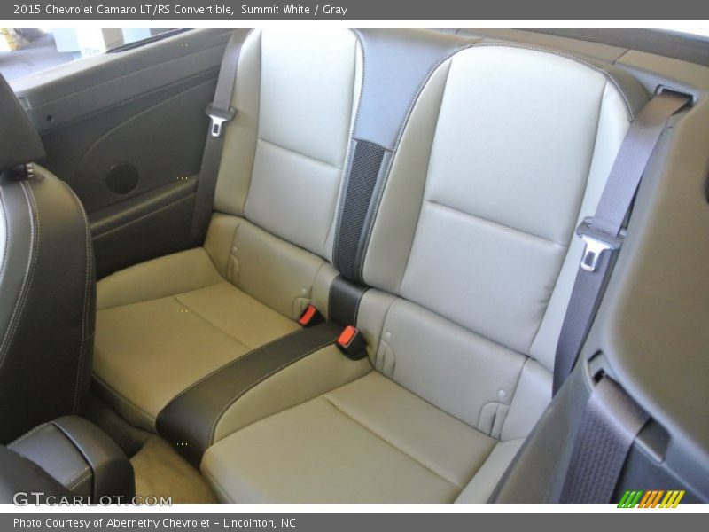 Rear Seat of 2015 Camaro LT/RS Convertible