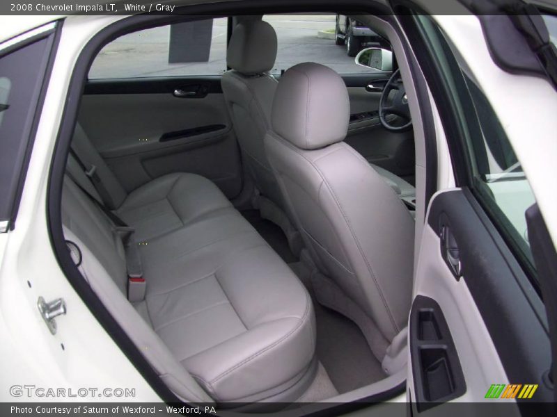 White / Gray 2008 Chevrolet Impala LT