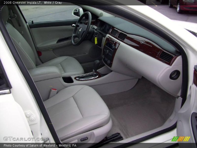 White / Gray 2008 Chevrolet Impala LT