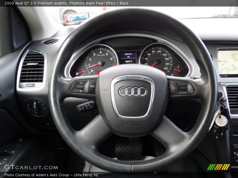Phantom Black Pearl Effect / Black 2009 Audi Q7 3.6 Premium quattro