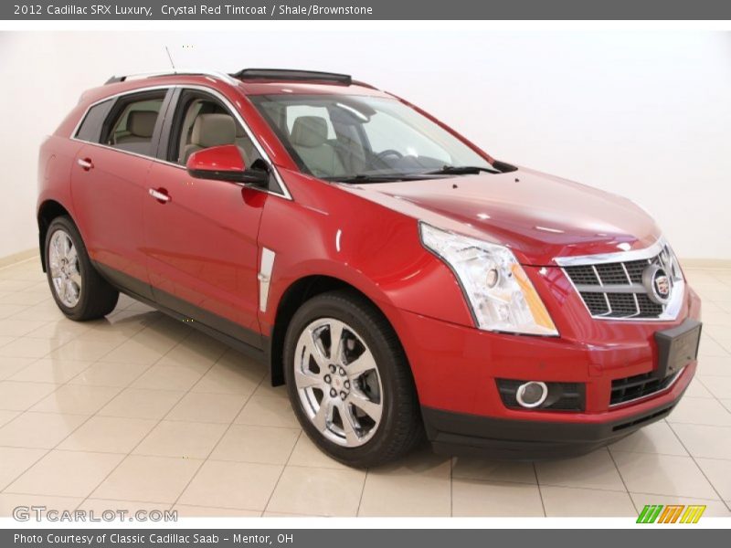 Crystal Red Tintcoat / Shale/Brownstone 2012 Cadillac SRX Luxury