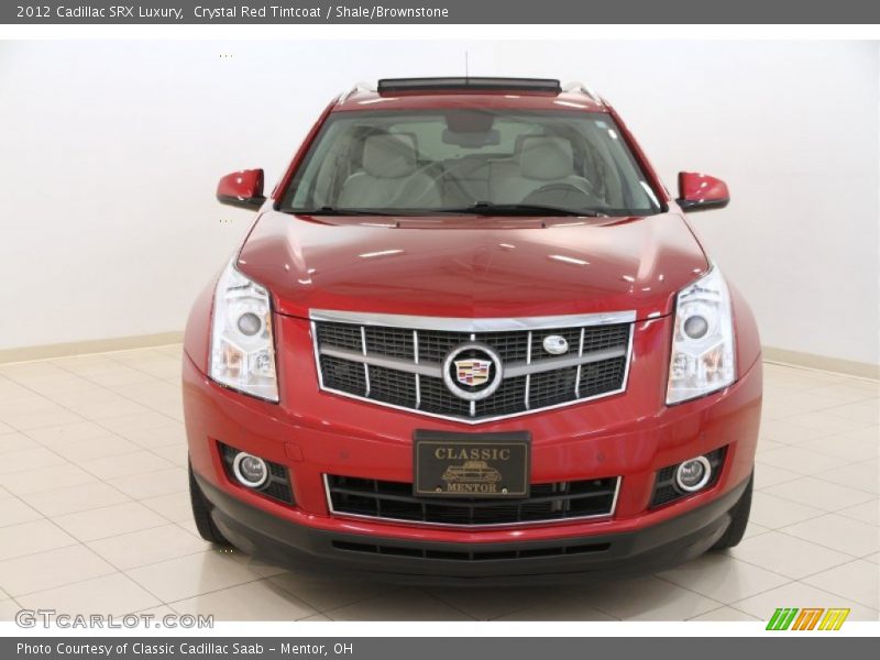 Crystal Red Tintcoat / Shale/Brownstone 2012 Cadillac SRX Luxury