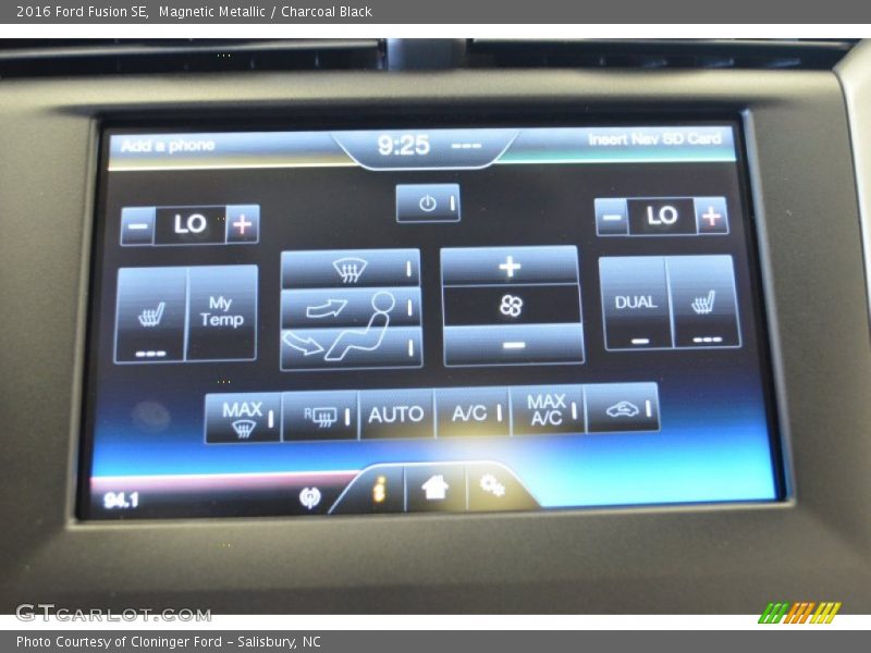 Magnetic Metallic / Charcoal Black 2016 Ford Fusion SE