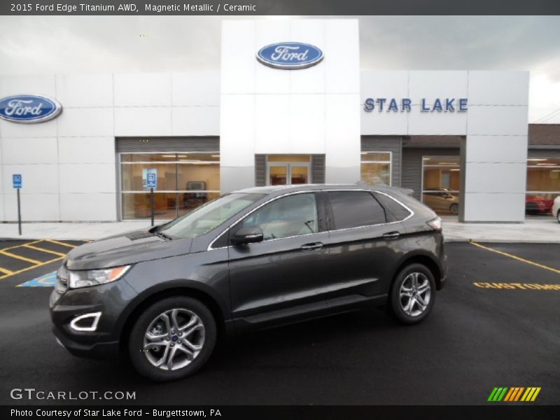 Magnetic Metallic / Ceramic 2015 Ford Edge Titanium AWD