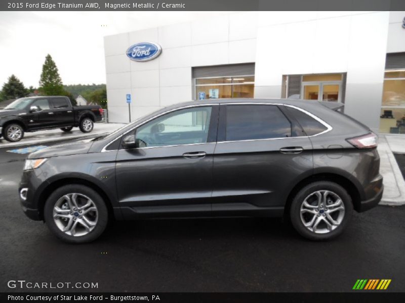  2015 Edge Titanium AWD Magnetic Metallic