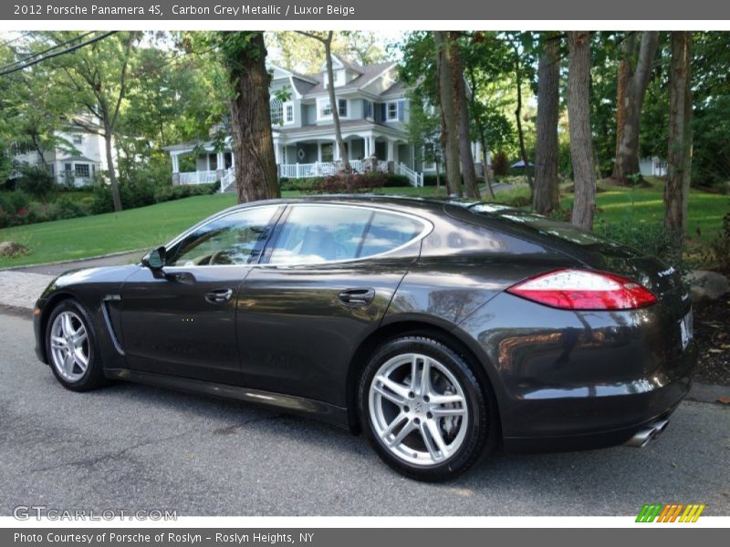 Carbon Grey Metallic / Luxor Beige 2012 Porsche Panamera 4S