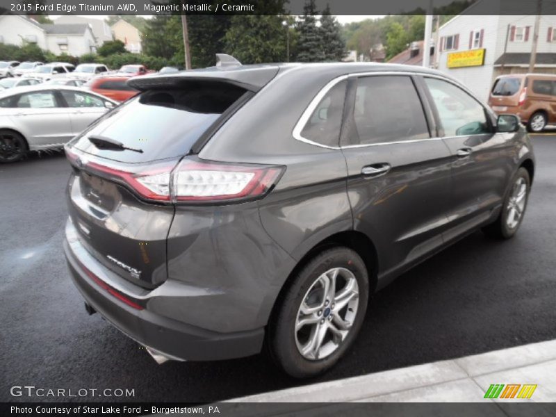Magnetic Metallic / Ceramic 2015 Ford Edge Titanium AWD
