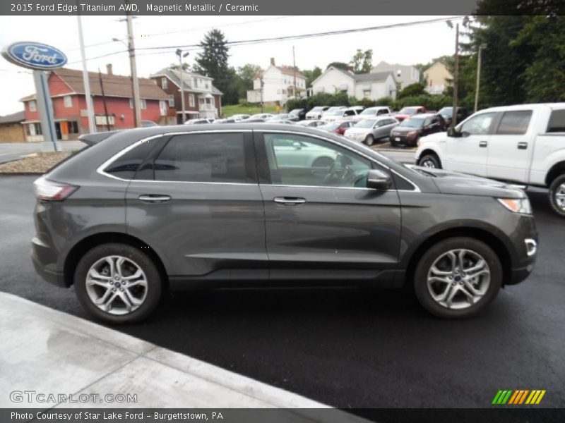 Magnetic Metallic / Ceramic 2015 Ford Edge Titanium AWD