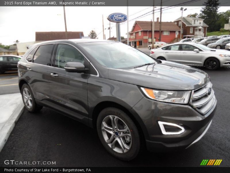 Magnetic Metallic / Ceramic 2015 Ford Edge Titanium AWD