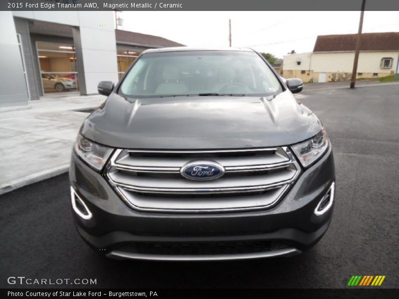 Magnetic Metallic / Ceramic 2015 Ford Edge Titanium AWD
