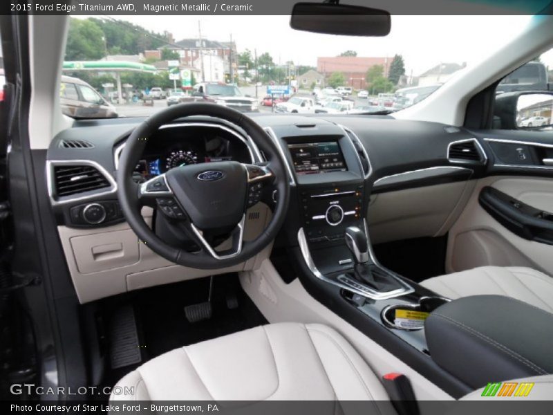 Magnetic Metallic / Ceramic 2015 Ford Edge Titanium AWD