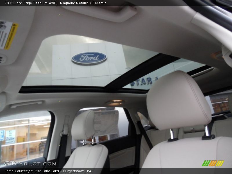 Magnetic Metallic / Ceramic 2015 Ford Edge Titanium AWD