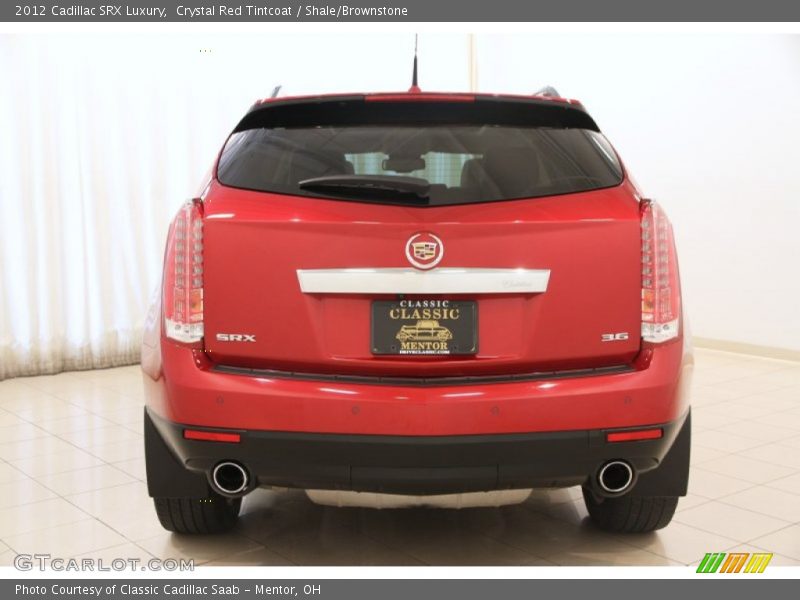 Crystal Red Tintcoat / Shale/Brownstone 2012 Cadillac SRX Luxury