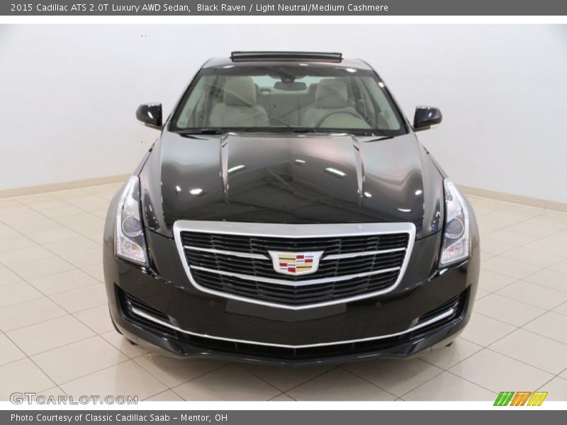 Black Raven / Light Neutral/Medium Cashmere 2015 Cadillac ATS 2.0T Luxury AWD Sedan
