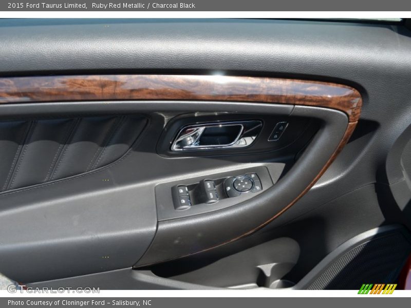 Ruby Red Metallic / Charcoal Black 2015 Ford Taurus Limited