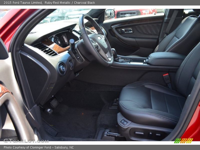Ruby Red Metallic / Charcoal Black 2015 Ford Taurus Limited