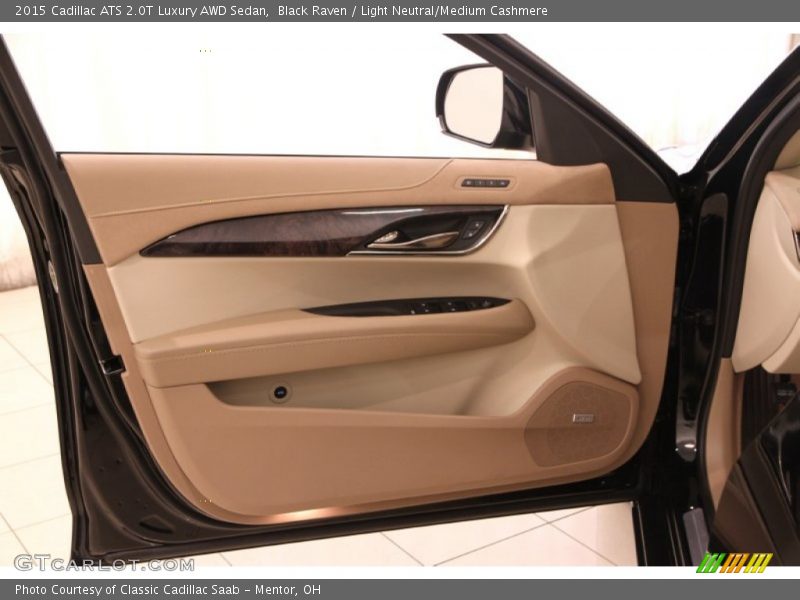 Black Raven / Light Neutral/Medium Cashmere 2015 Cadillac ATS 2.0T Luxury AWD Sedan