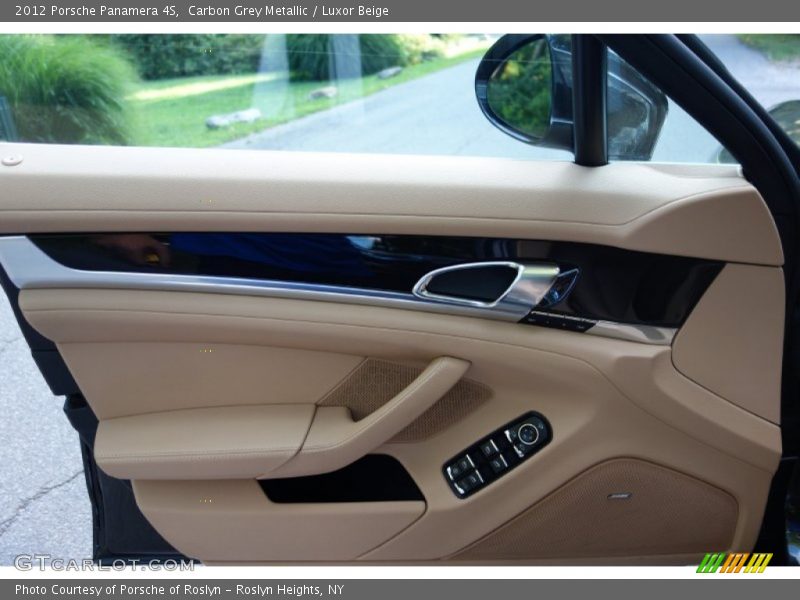 Carbon Grey Metallic / Luxor Beige 2012 Porsche Panamera 4S