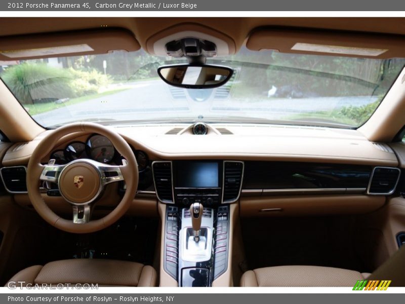 Carbon Grey Metallic / Luxor Beige 2012 Porsche Panamera 4S