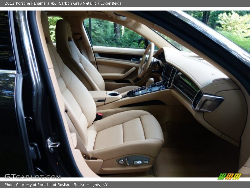 Carbon Grey Metallic / Luxor Beige 2012 Porsche Panamera 4S