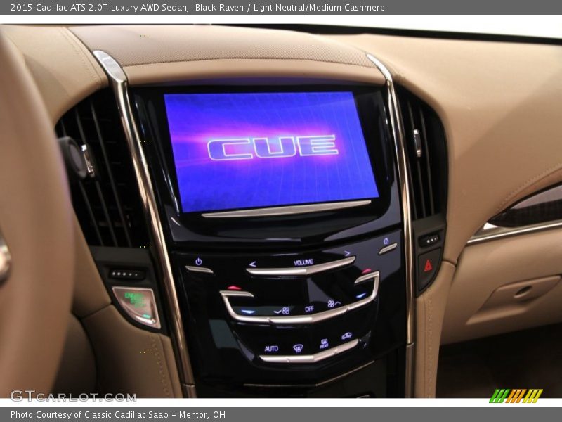 Black Raven / Light Neutral/Medium Cashmere 2015 Cadillac ATS 2.0T Luxury AWD Sedan