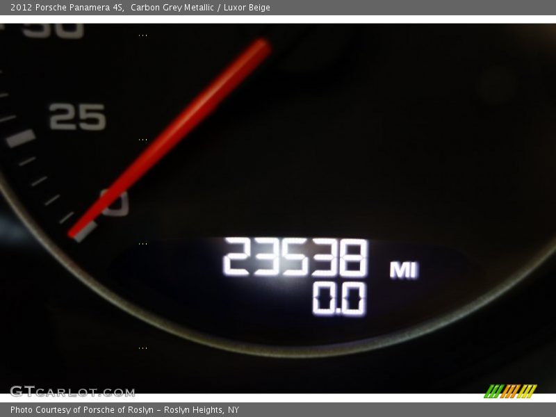 Carbon Grey Metallic / Luxor Beige 2012 Porsche Panamera 4S